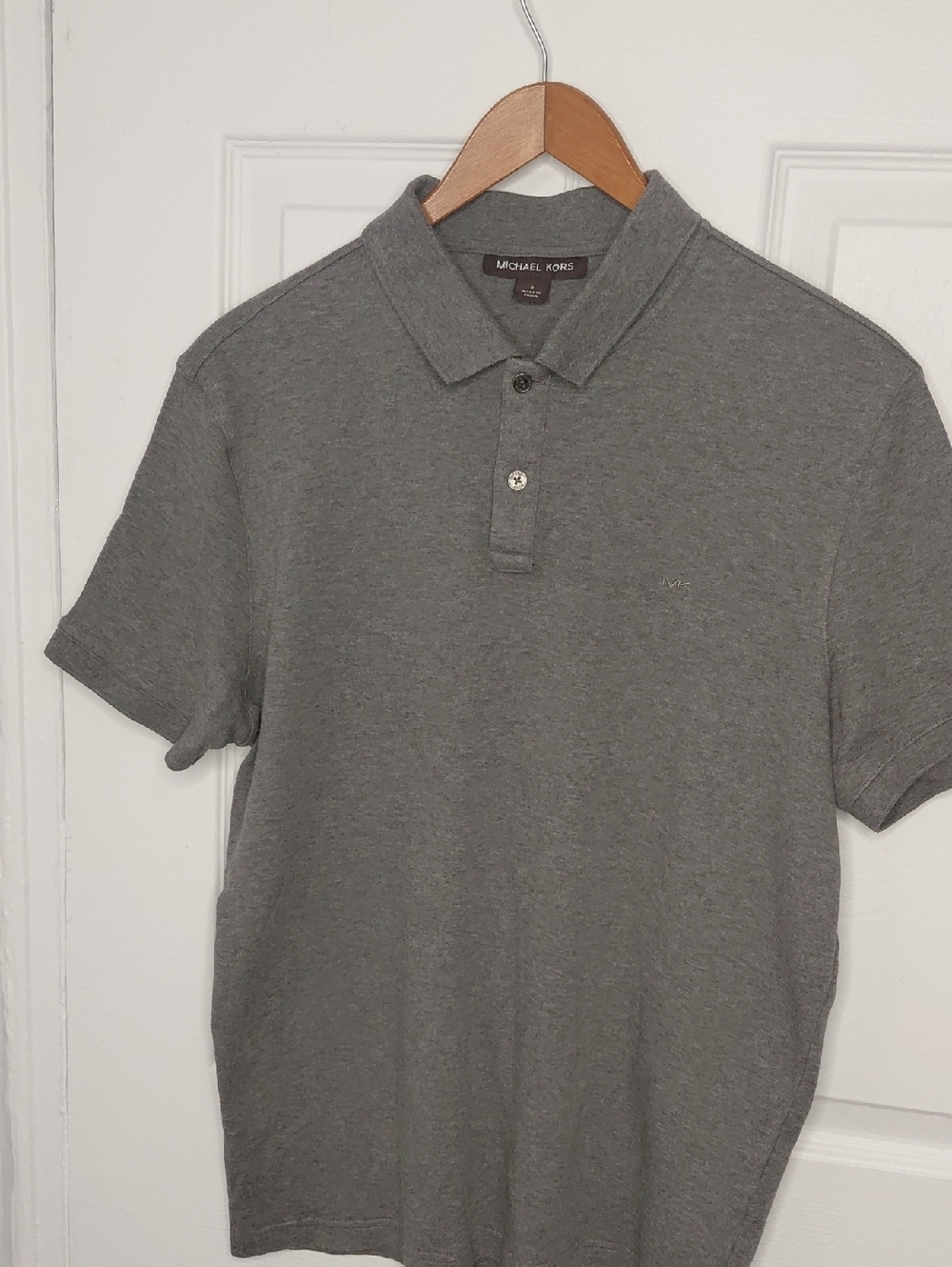 Michael Kors Men’s Charcoal Gray Polo Shirt